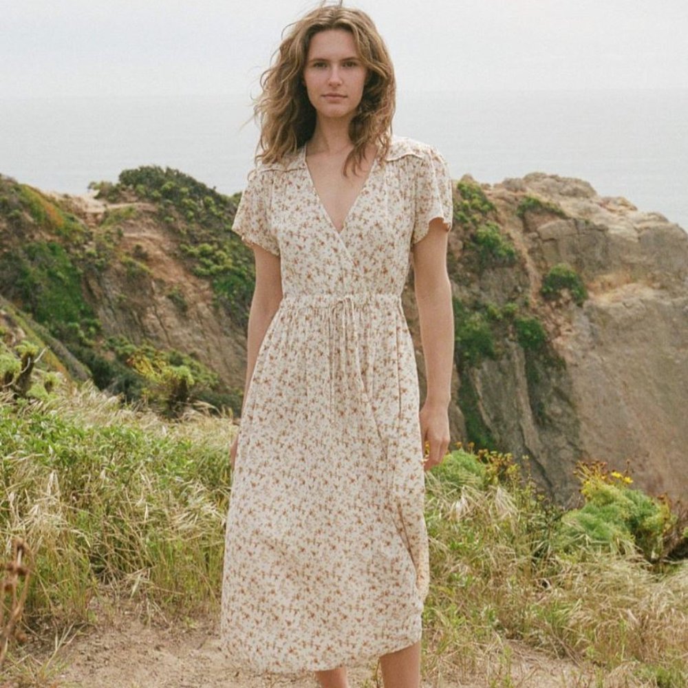 Christy Dawn - Dawn Dress in Burgundy Dot - Picture 10 of 10